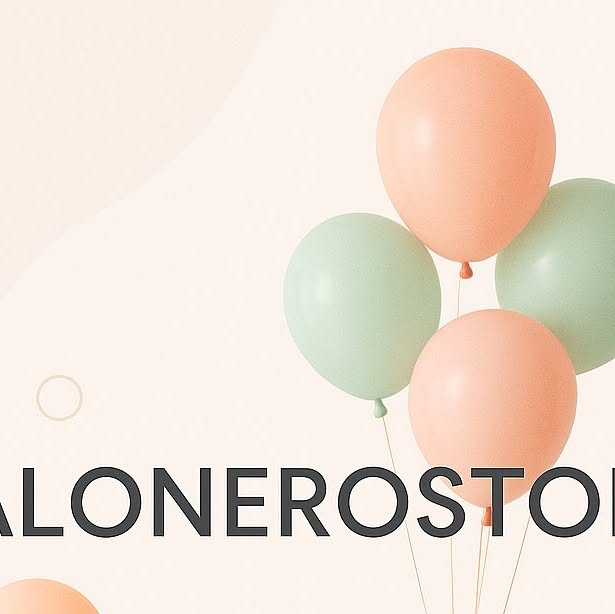 Balon dekoracija u tamnim tonovima